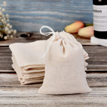 Load image into Gallery viewer, Reusable 3x4 Inch Cotton Drawstring Gift Bags - Pack of 400 for Weddings &amp; More