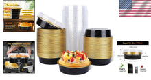 Load image into Gallery viewer, 120 Pack Disposable Aluminum Ramekins with Lids – Perfect for Baking Delights