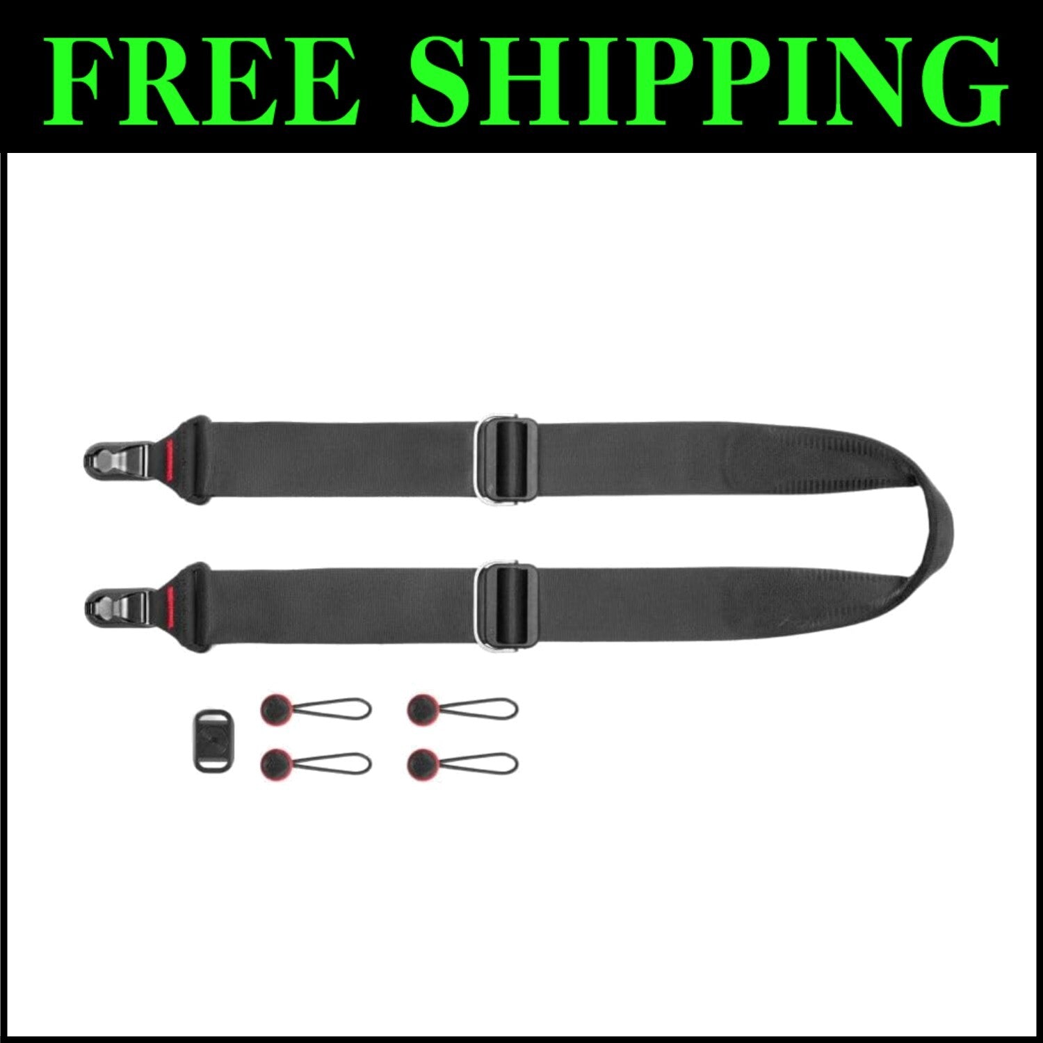 Effortless Connection Peak Design Camera Strap - Durable 100% Nylon Fabric