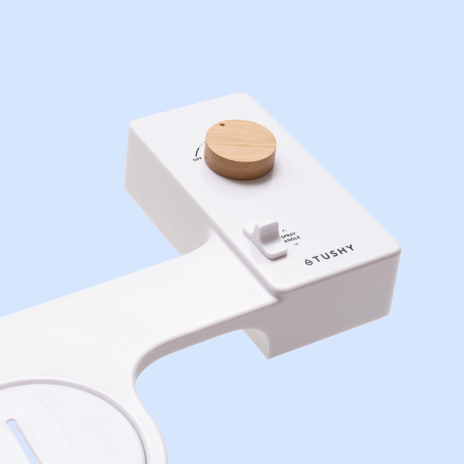 Eco-Friendly Non-Electric Bidet Toilet Seat Attachment with Adjustable Nozzle