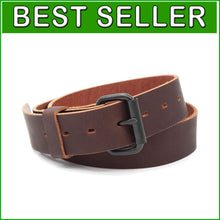 Load image into Gallery viewer, The Classic Leather Everyday Belt: Durable Full Grain Leather, 1.5-Inch Width