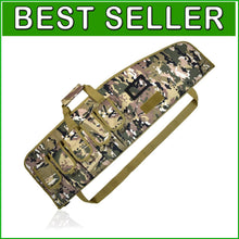 Load image into Gallery viewer, Versatile 42 Inch Tactical Rifle Carrying Bag - Padded, Camo Design, Pouches
