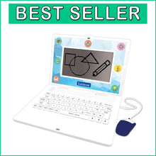 Load image into Gallery viewer, Interactive English/Spanish Learning Laptop for Kids - 170 Fun Educational Games