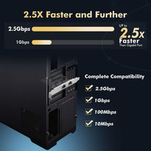 Load image into Gallery viewer, Versatile 2.5G Ethernet NIC Card with Dual PCIe Ports for Seamless Networking