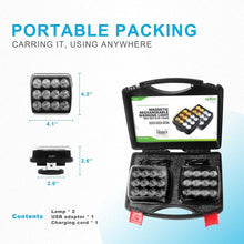 Load image into Gallery viewer, Waterproof LED Warning Light - 800 Lumen Magnetic Flashing Light for Vehicles