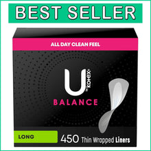 Load image into Gallery viewer, Travel-Friendly Balance Daily Liners - 5 Packs of Light Absorbency Panty Liners