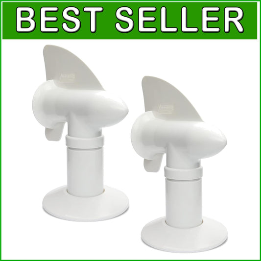 Bladeless 360° RV Sewer Vent - Odor Control with Easy Installation, White