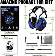 Load image into Gallery viewer, Advanced Bluetooth Earmuffs with FM Radio &amp; Long-lasting Rechargeable Battery