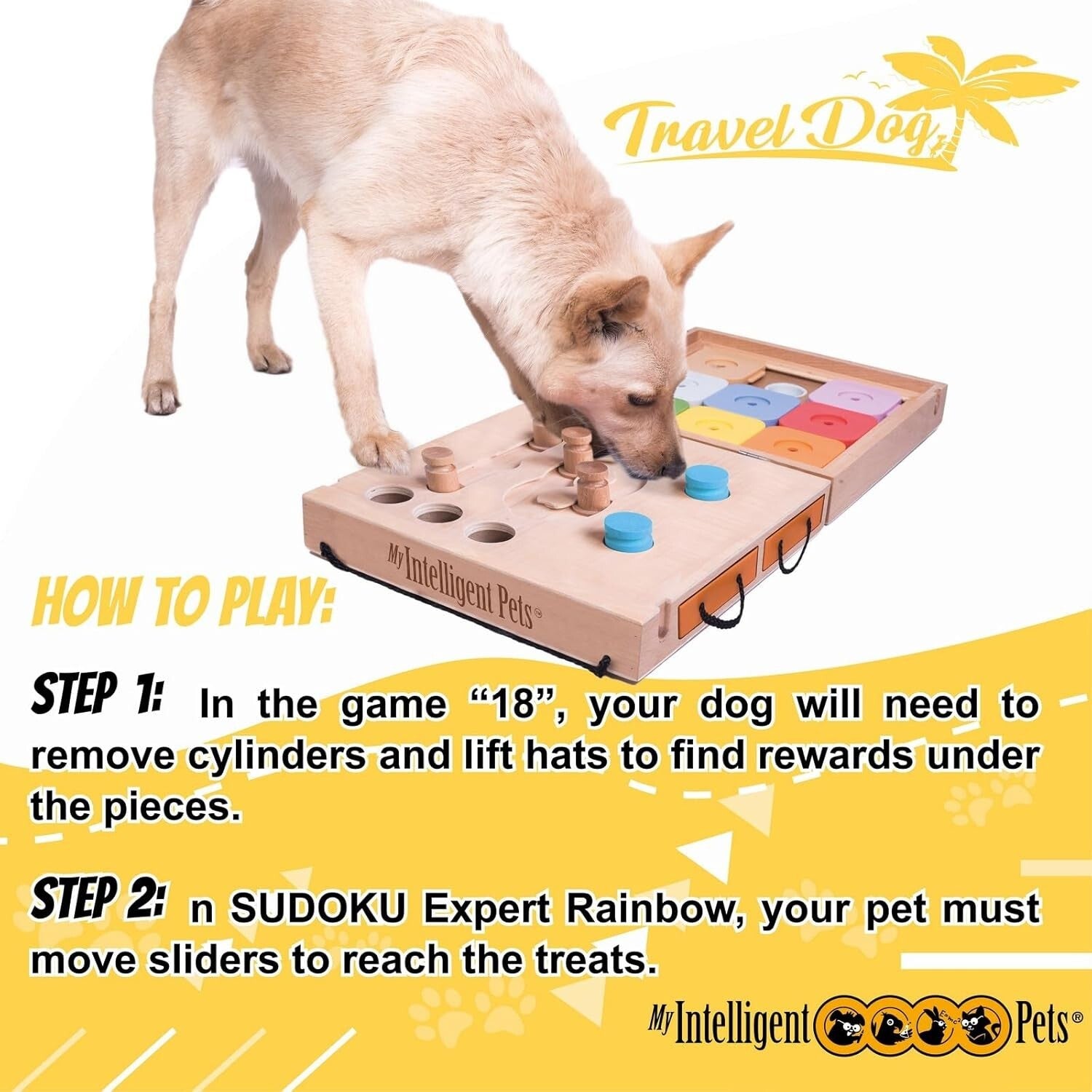 Durable Portable Dog Puzzle Toy & Slow Feeder - Enhance Play & Health Anywhere