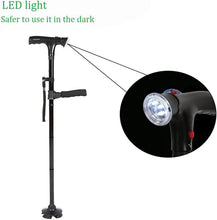 Load image into Gallery viewer, Versatile Walking Cane for Men &amp; Women - Adjustable Length &amp; Built-in Light