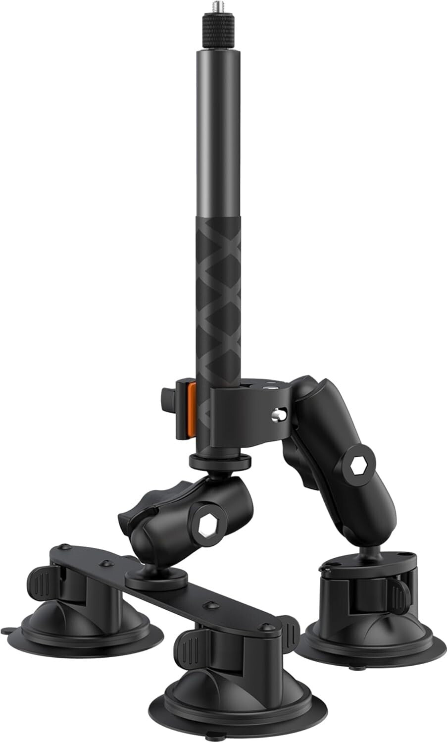 Durable 3-in-1 Car Mount Kit for Insta360 and GoPro - Perfect for Adventures