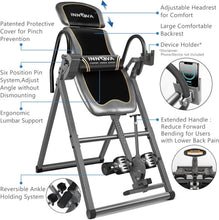 Load image into Gallery viewer, Heavy-Duty Inversion Table - Adjustable Headrest &amp; Safety Features Included