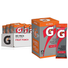 Load image into Gallery viewer, Electrolyte Energizing Powder Mix, 80 Packets Fruit Punch - Hydration Made Easy