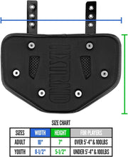 Load image into Gallery viewer, NXT-Foam Football Back Plate: Adjustable Comfort for Adult &amp; Youth Players