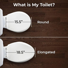Load image into Gallery viewer, Durable Plastic Elongated Bidet Toilet Seat with Slow-Close &amp; Rear Wash Options