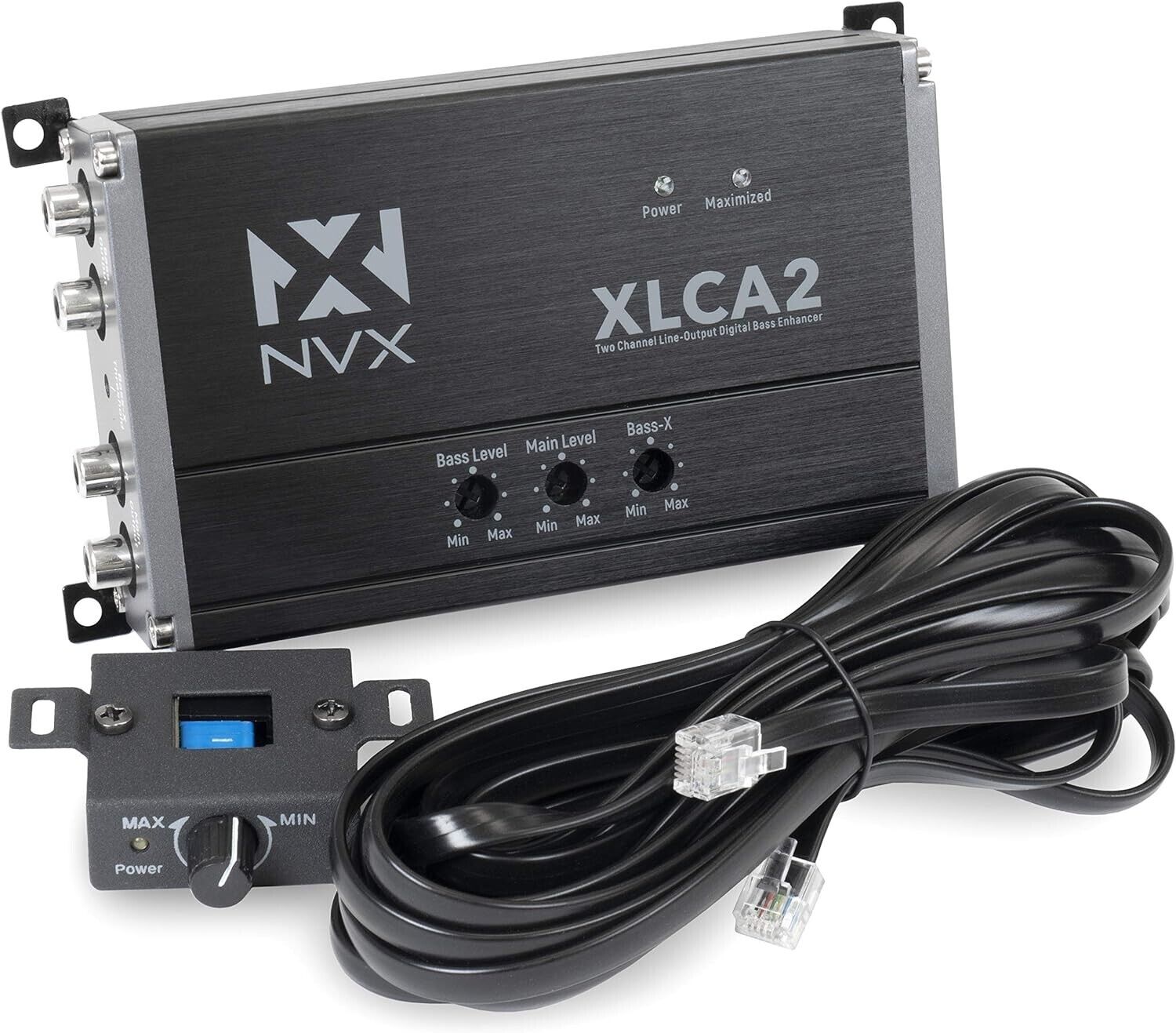Versatile 2-Channel Bass Enhancer with xBOOST & Dual Amplifier Outputs for Cars