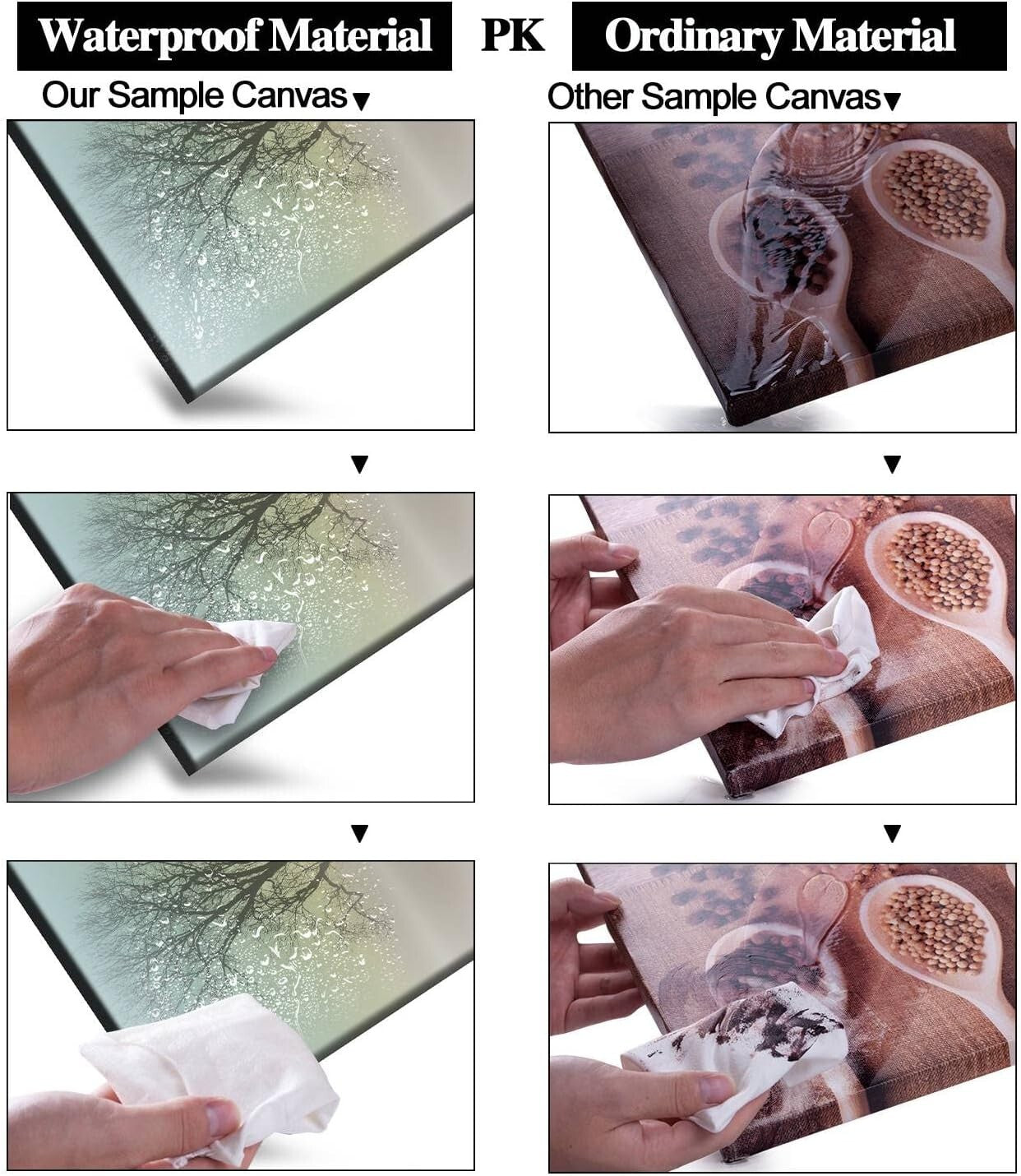 Elegant 48x24 'Give It To God' Canvas - Eco-Friendly Bedroom & Bath Art