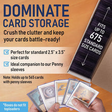 Load image into Gallery viewer, Card House Storage Boxes for Collectors – Durable, Stackable, Easy Access 12.25”