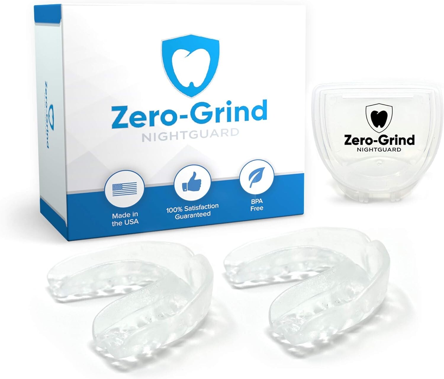 Versatile Zero-Grind Nightguard with Ventilated Case for On-the-Go Protection