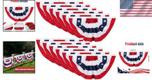 Load image into Gallery viewer, Durable Polyester Triangular Flags for 4th of July &amp; Patriotic Celebrations