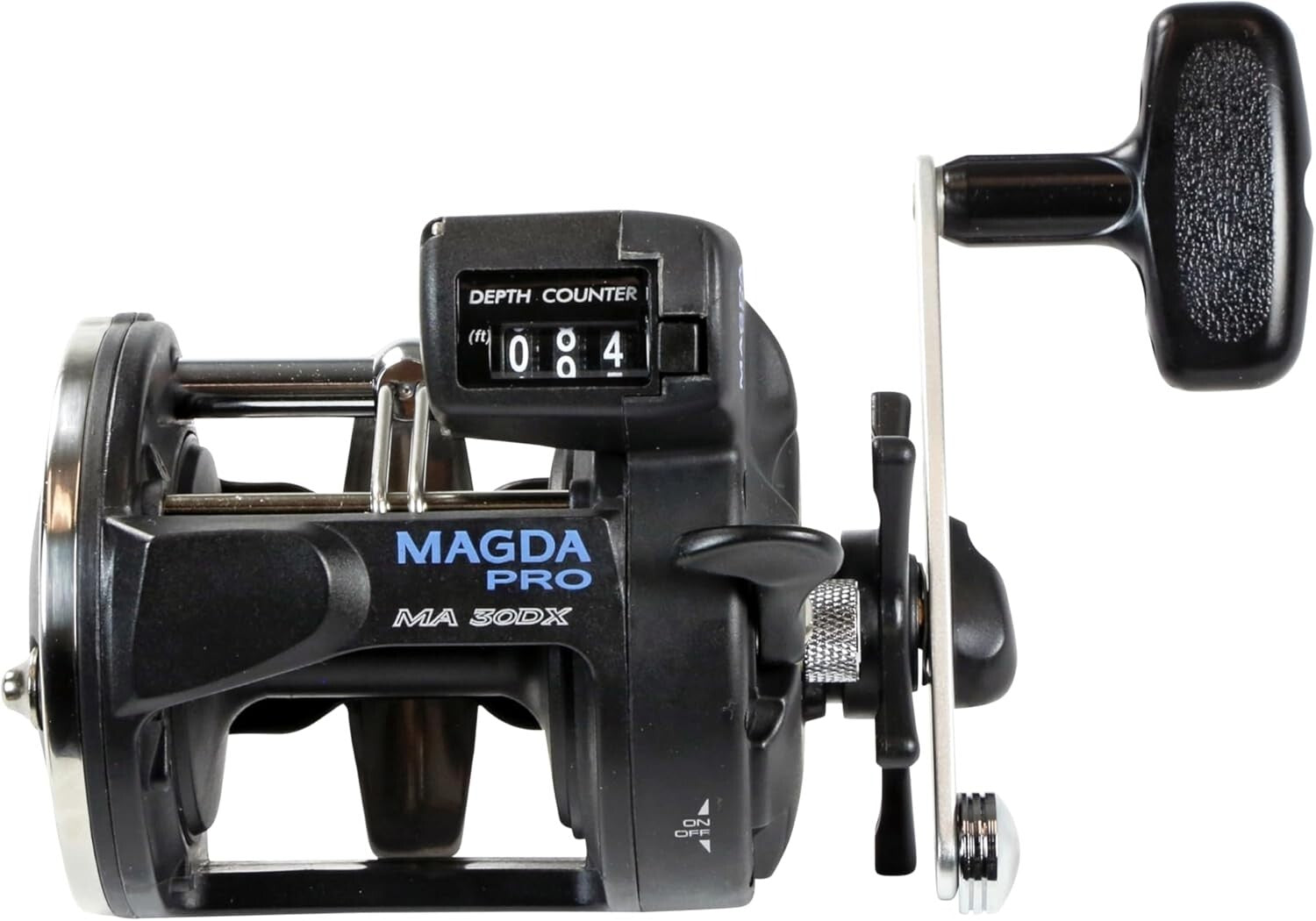 Corrosion-Resistant Fishing Reel with Line Counter and Stainless Steel Bearings