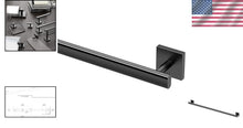 Load image into Gallery viewer, Luxury 30-Inch Matte Black Towel Holder - Minimalist Design for Your Bathroom