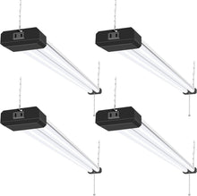 Load image into Gallery viewer, Energy-Efficient 4FT LED Utility Lights - Linkable &amp; Easy Install for Workspaces