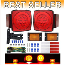 Load image into Gallery viewer, Super Bright DOT Certified LED Trailer Light Kit with Wiring Harness - 80 Inch