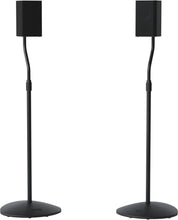 Load image into Gallery viewer, Pair of Adjustable Speaker Stands for Satellite Speakers - Lightweight &amp; Sturdy