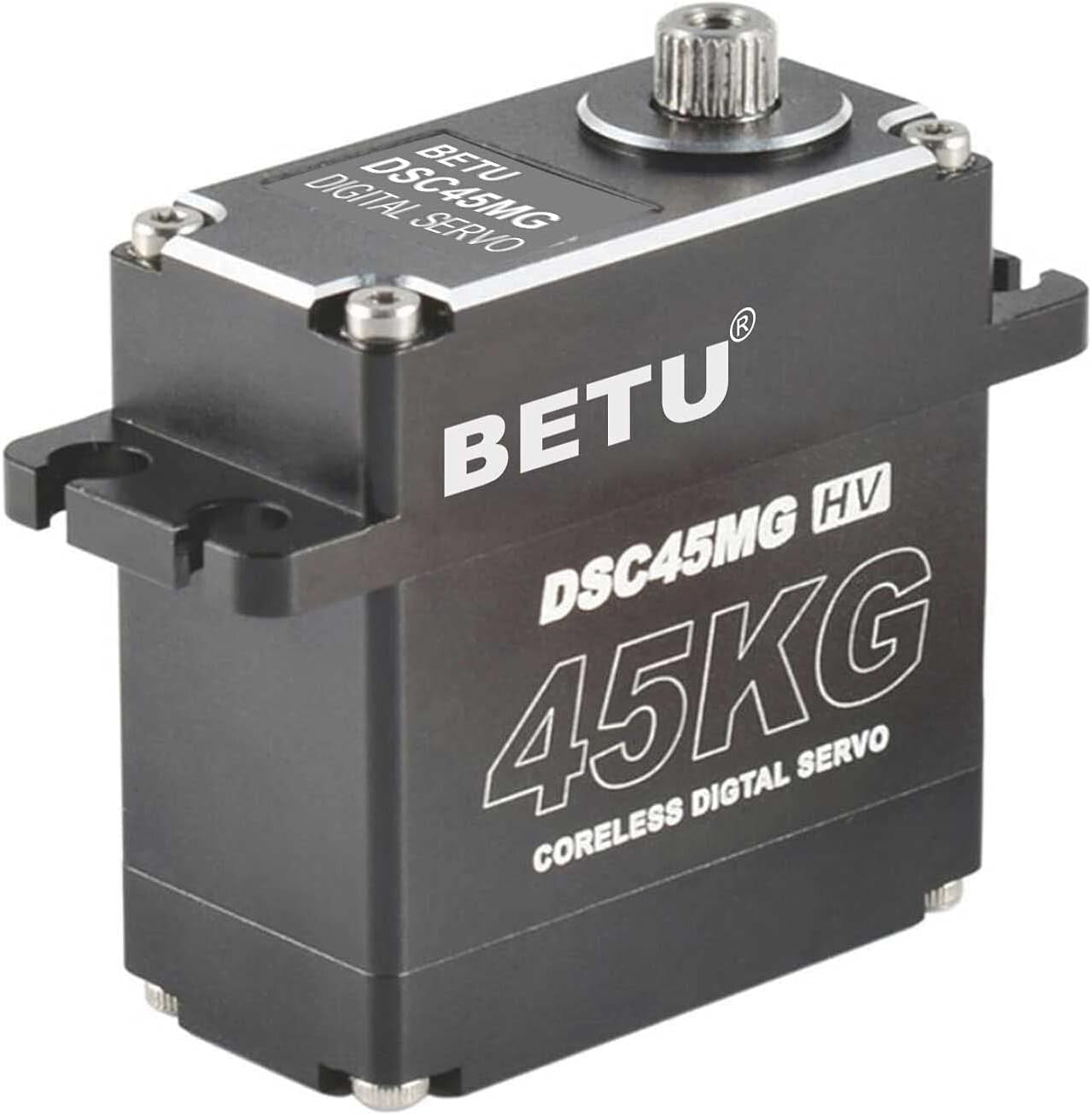 Precision 45Kg Coreless Servo Motor with 180° Control - Lightweight & Durable