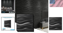 Load image into Gallery viewer, Transform Your Space with 19.7” Wavy PVC Wall Panels - Vintage Style 12-Pack