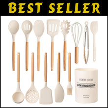 Load image into Gallery viewer, Chic 14-Piece Silicone Utensil Set - Non-Stick, BPA-Free for Modern Kitchens