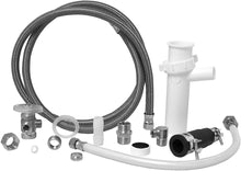 Load image into Gallery viewer, Reliable Dishwasher Installation Kit with Essential Hoses &amp; Fixtures - White