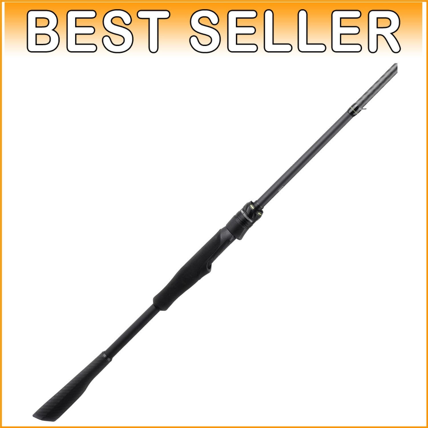 24T Carbon Fiber Bass Fishing Rod 6'6" - Fuji Guides for Exceptional Sensitivity