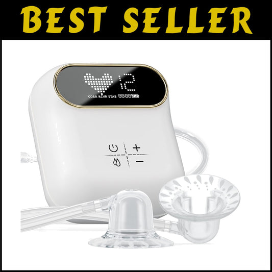 Portable Nipple Corrector with 12 Suction Settings for Flat & Inverted Nipples