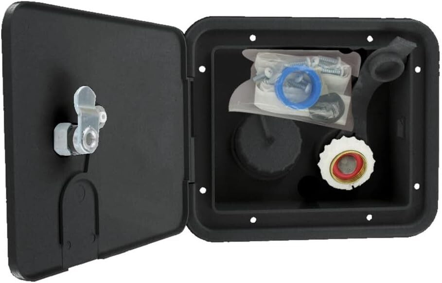 Dual Barb Connection Water Inlet Hatch - Adjustable for Various Applications