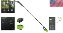 Load image into Gallery viewer, Lightweight 80V 10-Inch Battery-Powered Polesaw with Charger for Easy Cutting