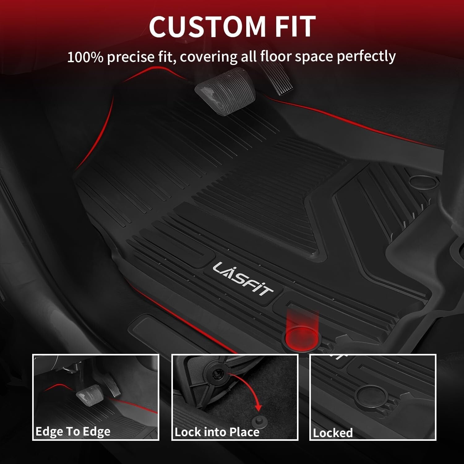 2019-2024 Ram 1500 Crew Cab Custom Floor Liners - Protects Against All Elements