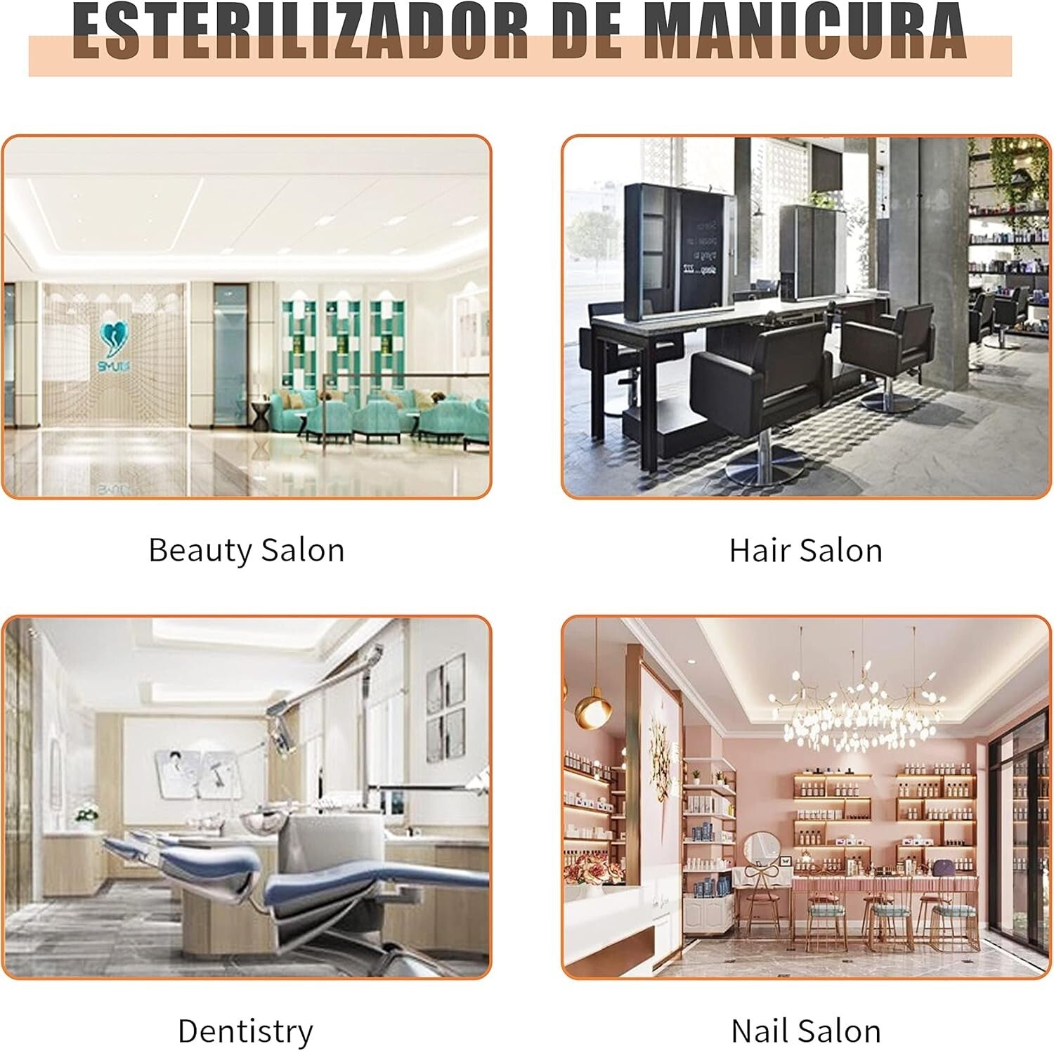 Efficient Nail and Dental Tool Sterilizer with Adjustable Temperature Control