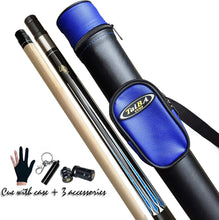 Load image into Gallery viewer, Professional 2-Piece Canadian Maple Pool Cue with 13mm Tip - Selectable Weight