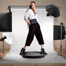 Load image into Gallery viewer, Heavy-Duty 23.6" Rotating Display Stand with Remote and Multi-Color Backgrounds