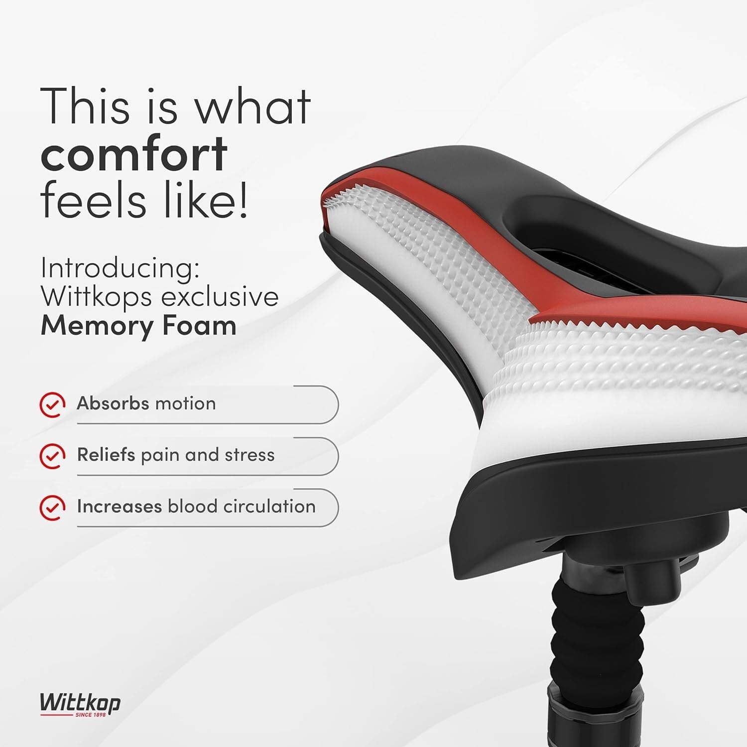 Comfortable Bike Saddle - Ergonomic Design for Long Rides, Lightweight & Durable