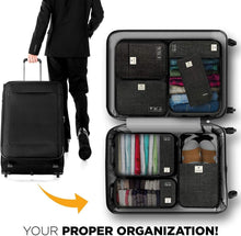Load image into Gallery viewer, Water-Proof Travel Packing Organizers with Smart Compression - Set of 3