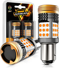 Load image into Gallery viewer, Amber Yellow LED 1157, 600% Brighter Turn Signal with Built-in Resistor System