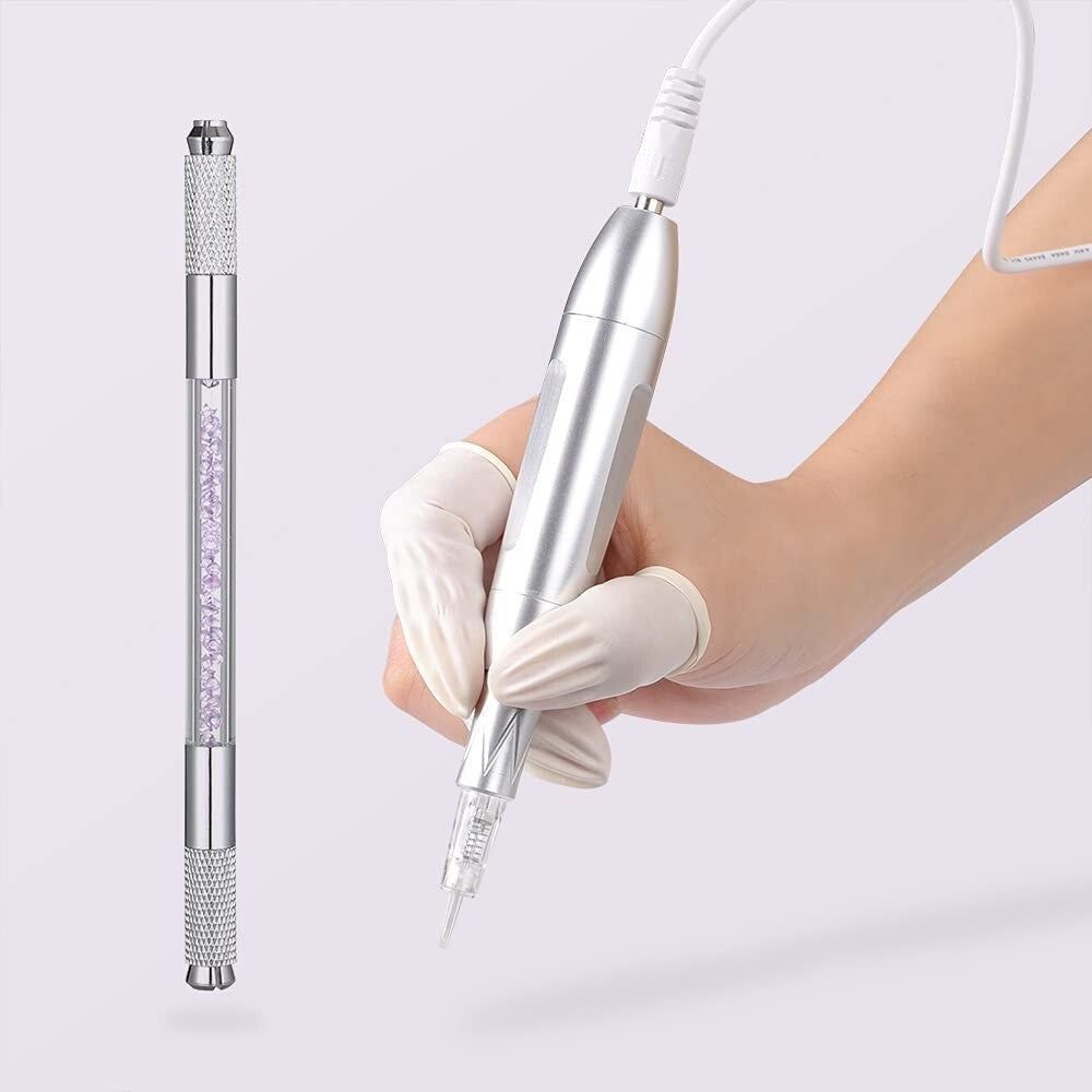 Modern Permanent Makeup Machine with 50 Pieces: Ideal for Artists & Beginners