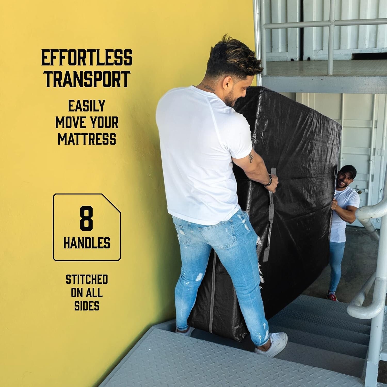 Water-Resistant Extra Thick Mattress Cover with Zipper for Safe Storage & Moving