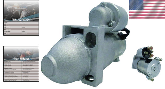 Durable New 1.4kW Starter Compatible with Mercruiser 3.0/5.0/350 Mag Series