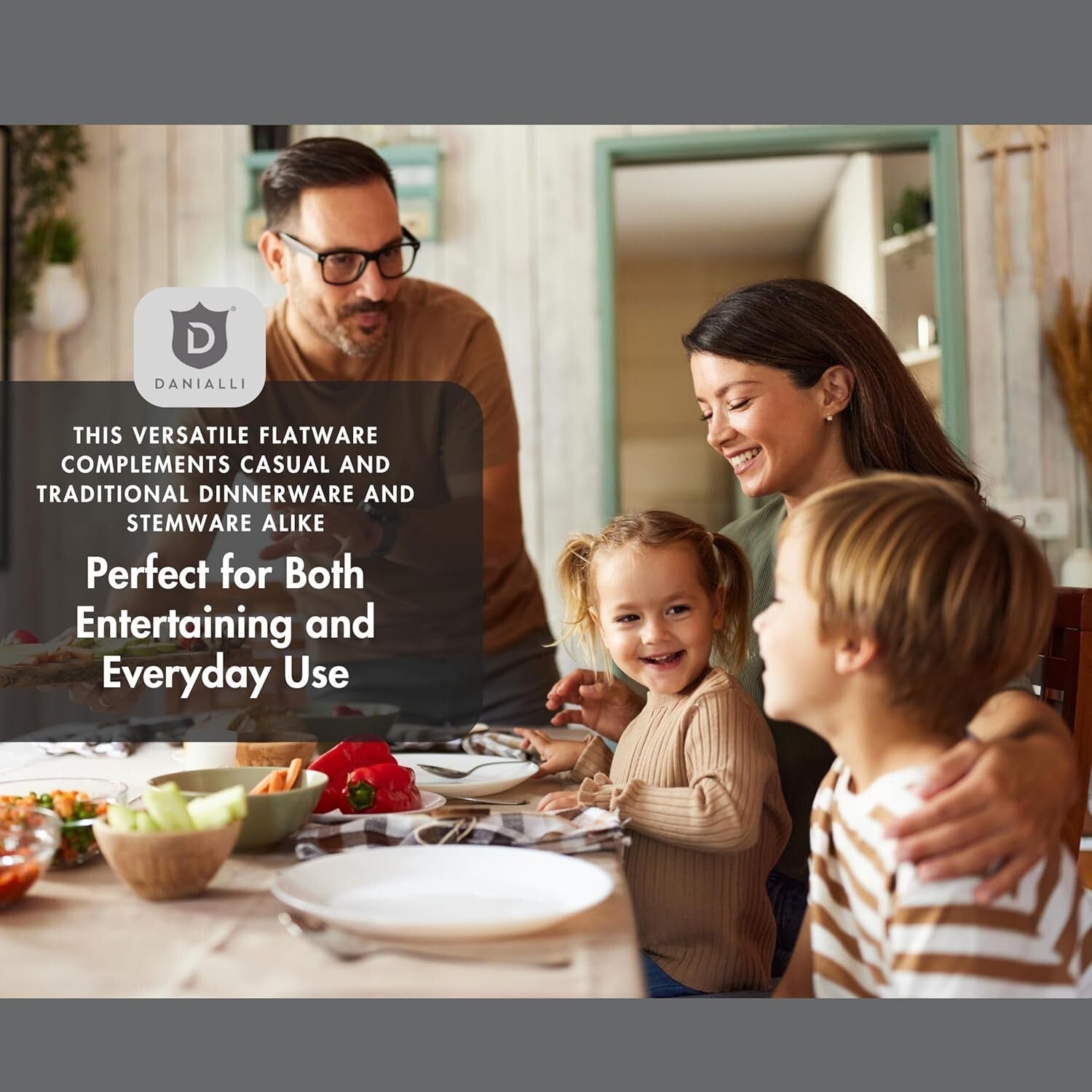 Elegant Floral 18/10 Stainless Steel Flatware Set - 40-Piece Dining Collection