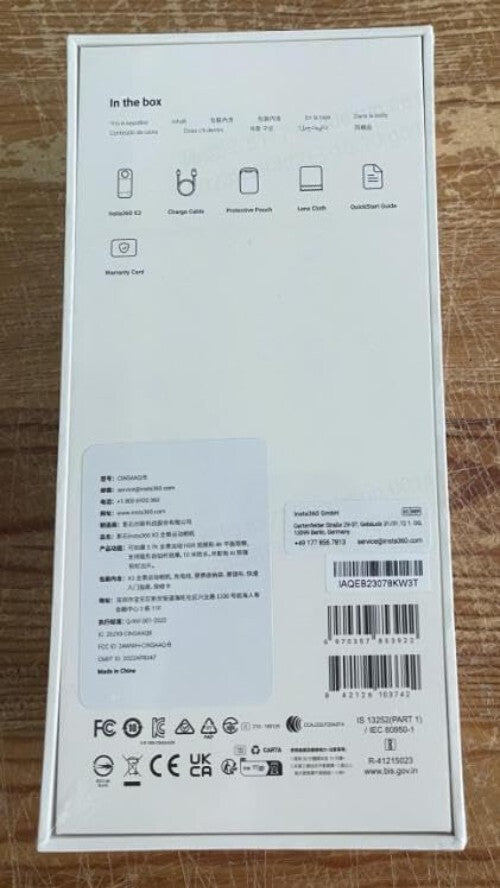 Stunning 360 Action Camera with 5.7K HDR Video, Invisible Selfie Stick & 4K Mode