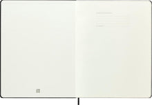 Load image into Gallery viewer, Versatile XXL Black Notebook with Rounded Corners &amp; Expandable Pocket - 8.5x11